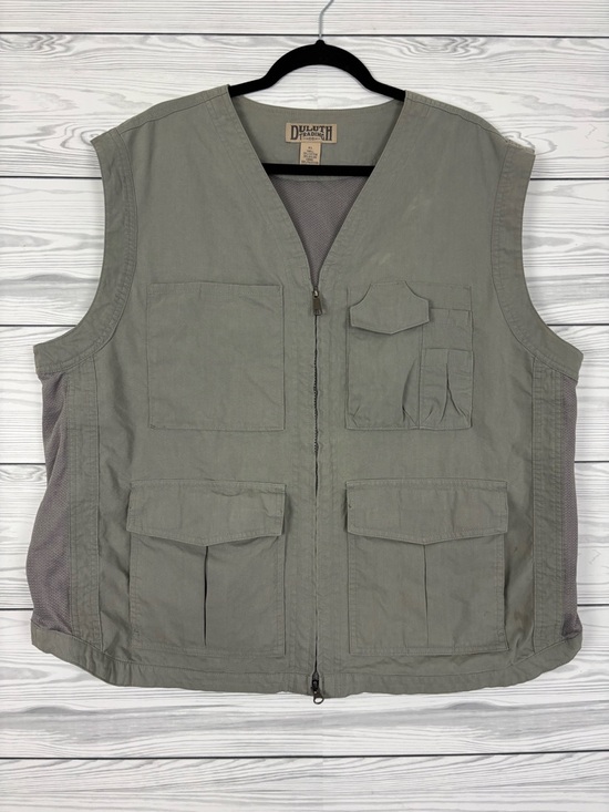 Duluth Trading Co Other - Duluth Trading Co. Green Fisherman’s Cargo Vest Size XL